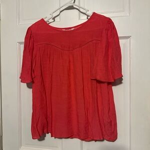 Nanette Lepore Vibrant Red Blouse
